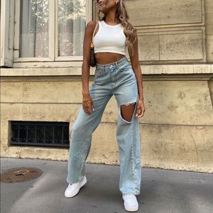 12th Tribe Slash Boyfriend Jeans